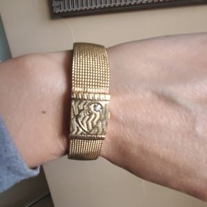 Vintage ann klein bracelet hidden  watch